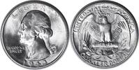 US Quarter 1943-S Washington Silver Quarter MS64 Uncertified None -