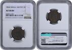 US Two Cent 1864 Two Cent Piece Small Motto AU58BN NGC None -