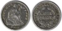 US Half Dime 1858 Liberty Seated Half Dime RPD/Inverted Date FS-302 EF Uncertified #929 None -