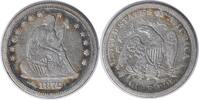 US Quarter 1872 Liberty Seated Silver Quarter MPD-1 F Uncertified #202 None -