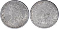 US Half Dollar 1817 Bust Silver Half Dollar O-106A Single Leaf EF Uncertified #906 None -