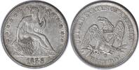 US Quarter 1856-O Liberty Seated Silver Half Dollar WB-103 AU58 Uncertified #335 None -