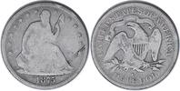 US Quarter 1875-s Micro s Liberty Seated Silver Half Dollar Partial Drapery WB-105 G Uncertified #310 None -