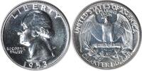 US Quarter 1953 Washington Silver Quarter PR64 Uncertified None -