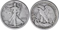 US Half Dollar 1918-D Walking Liberty Silver Half Dollar No AW F Uncertified None -