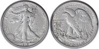 US Half Dollar 1918-D Walking Liberty Silver Half Dollar No AW AU Uncertified #255 None -