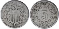 US Nickel 1870 Shield Nickel DDO RPD FS-101 F Uncertified #240 None -