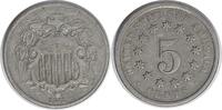 US Nickel 1868 Shield Nickel DDO Unlisted VF Uncertified None -