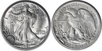 US Half Dollar 1941-D/D Walking Liberty Silver Half Dollar RPM2 MS63 Uncertified #301 None -
