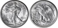 US Half Dollar 1944-S/S Walking Liberty Silver Half Dollar RPM1 MS63 Uncertified #253 None -