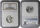 US Quarter 1949-D Washington Silver Quarter MS66 NGC None -