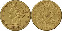 US Five Dollar 1886-S $5 Gold Liberty Head EF Uncertified #211 None -