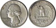 US Quarter 1942-S Washington Silver Quarter MS60 Uncertified None -