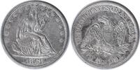 US Half Dollar 1861-O Liberty Seated Silver Half Dollar AU Uncertified #919 None -