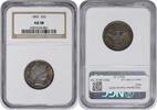 US Quarter 1892 Barber Silver Quarter AU58 NGC None -