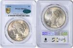 US Dollar 1934 Peace Silver Dollar MS65+ PCGS (CAC) CAC -