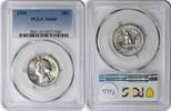 US Quarter 1950 Washington Silver Quarter MS65 PCGS None -
