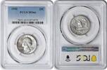 US Quarter 1950 Washington Silver Quarter MS66 PCGS None -