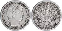 US Half Dollar 1906-D Barber Silver Half Dollar VF Uncertified #202 None -