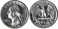US Quarter 1954 Washington Silver Quarter PR65 Uncertified None -