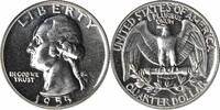 US Quarter 1955 Washington Silver Quarter PR65 Uncertified None -