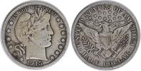 US Half Dollar 1915-S Barber Silver Half Dollar VF Uncertified #312 None -