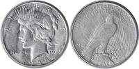 US Dollar 1935 Peace Silver Dollar AU58 Uncertified #329 None -