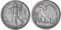 US Half Dollar 1938-D Walking Liberty Silver Half Dollar VF Uncertified #1021 None -