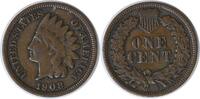 US Cent 1908-S Indian Cent VF Uncertified #127 None -