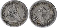 US Quarter 1858 Liberty Seated Silver Quarter EF Uncertified #356 None -