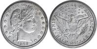 US Half Dollar 1908 Barber Silver Half Dollar Choice AU Uncertified #200 None -