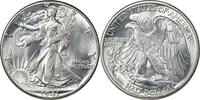 US Half Dollar 1941 Walking Liberty Silver Half Dollar MS63 Uncertified None -