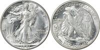 US Half Dollar 1941-S Walking Liberty Silver Half Dollar MS60 Uncertified None -