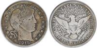 US Half Dollar 1915 Barber Silver Half Dollar VG Uncertified #304 None -