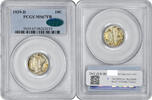 US Dime 1939-D Mercury Silver Dime MS67FB PCGS (CAC) CAC -