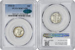 US Dime 1944-D Mercury Silver Dime MS67+FB PCGS (CAC) CAC -