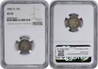 US Dime 1842-O Liberty Seated Silver Dime VF25 NGC None -