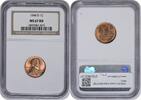 US Cent 1944-D Lincoln Cent MS67RD NGC None -