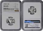US Dime 1939-D Mercury Silver Dime MS66FB NGC None -