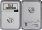 US Dime 1943-D Mercury Silver Dime MS67FB NGC (CAC) CAC -