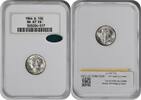 US Dime 1944-D Mercury Silver Dime MS67FB NGC (CAC) CAC -