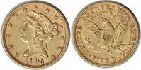 US Five Dollar 1895 $5 Gold Liberty Head AU58 Uncertified #237 None -