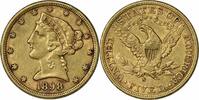 US Five Dollar 1898-S $5 Gold Liberty Head AU Uncertified #251 None -