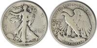 US Half Dollar 1919-D Walking Liberty Silver Half Dollar F Uncertified #339 None -