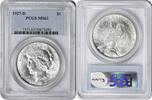 US Dollar 1927-D Peace Silver Dollar MS63 PCGS None -