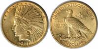 US Ten Dollar 1911 $10 Gold Indian AU58 Uncertified #150 None -