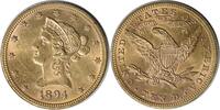 US Ten Dollar 1894 $10 Gold Liberty Head MS60 Uncertified #207 None -
