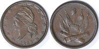 US Token 1863 Civil War Token French Liberty Patriotic 18/353 EF Uncertified -