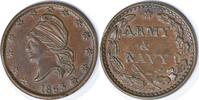 US Token 1863 Civil War Token French Liberty Patriotic 18/300 AU Uncertified -