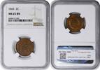 US Two Cent 1865 Two Cent Piece MS65BN NGC None -